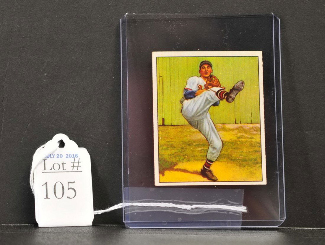 1950 Bowman Warren Spahn Card (1 of 2)