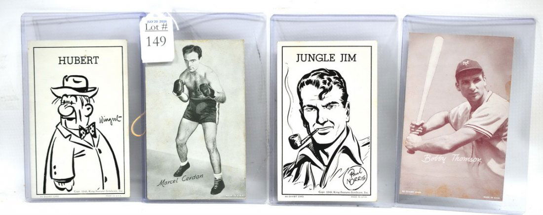 Collection of 1940's Exhibit Cards (1 of 3)