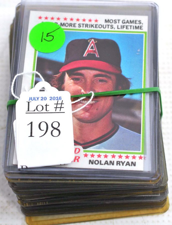 24 1978 Nolan Ryan Record Breaker Cards (1 of 2)