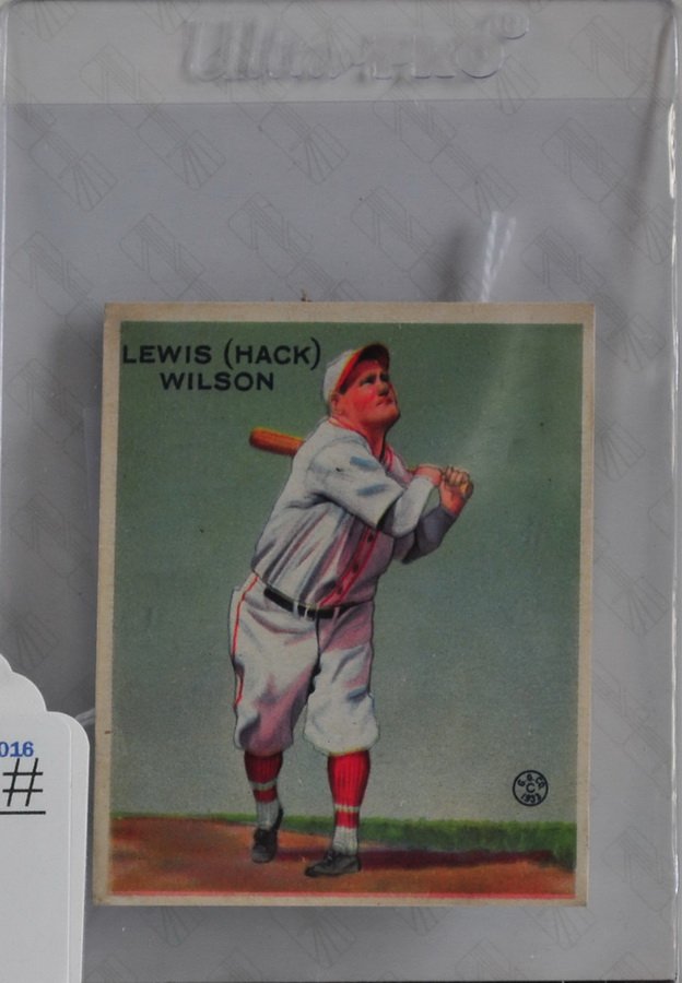 1933 Goudey Hack Wilson (1 of 2)