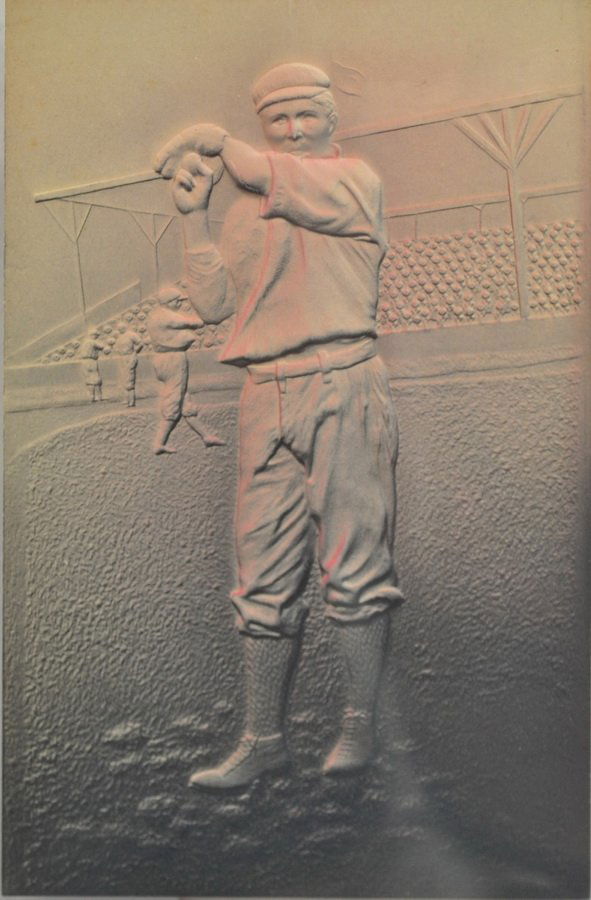 1910 Walter Johnson Embossed Postcard (1 of 1)