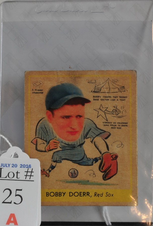 1948 Goudey Bobby Doerr Rookie Card (1 of 2)