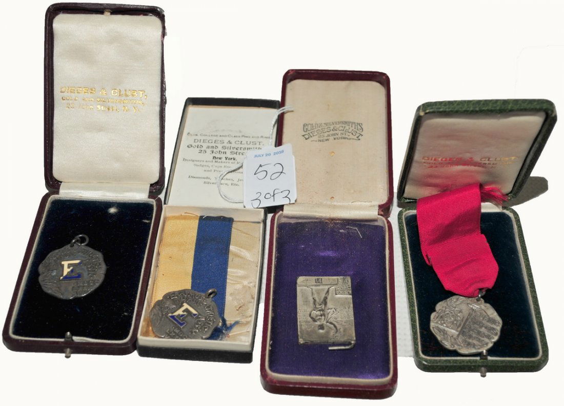 Early 1900's Sterling Presentation Medals/Photo (1 of 10)
