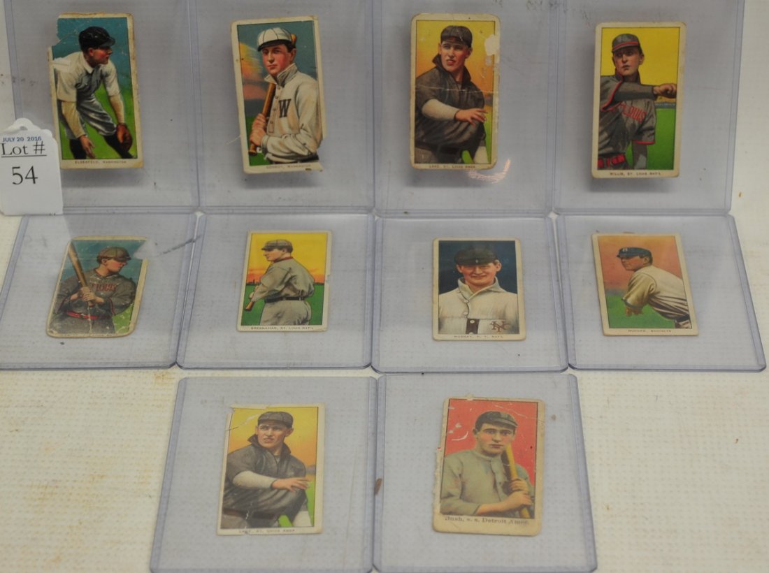 10 T206 and Caramel Baseball Cards (1 of 1)