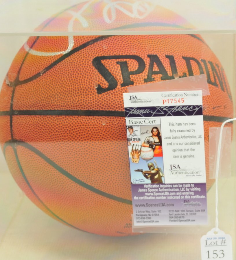 Dennis Rodman Signed Basketball JSA COA (1 of 2)