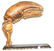 Modern Art Lobster Claw Sculpture 23"