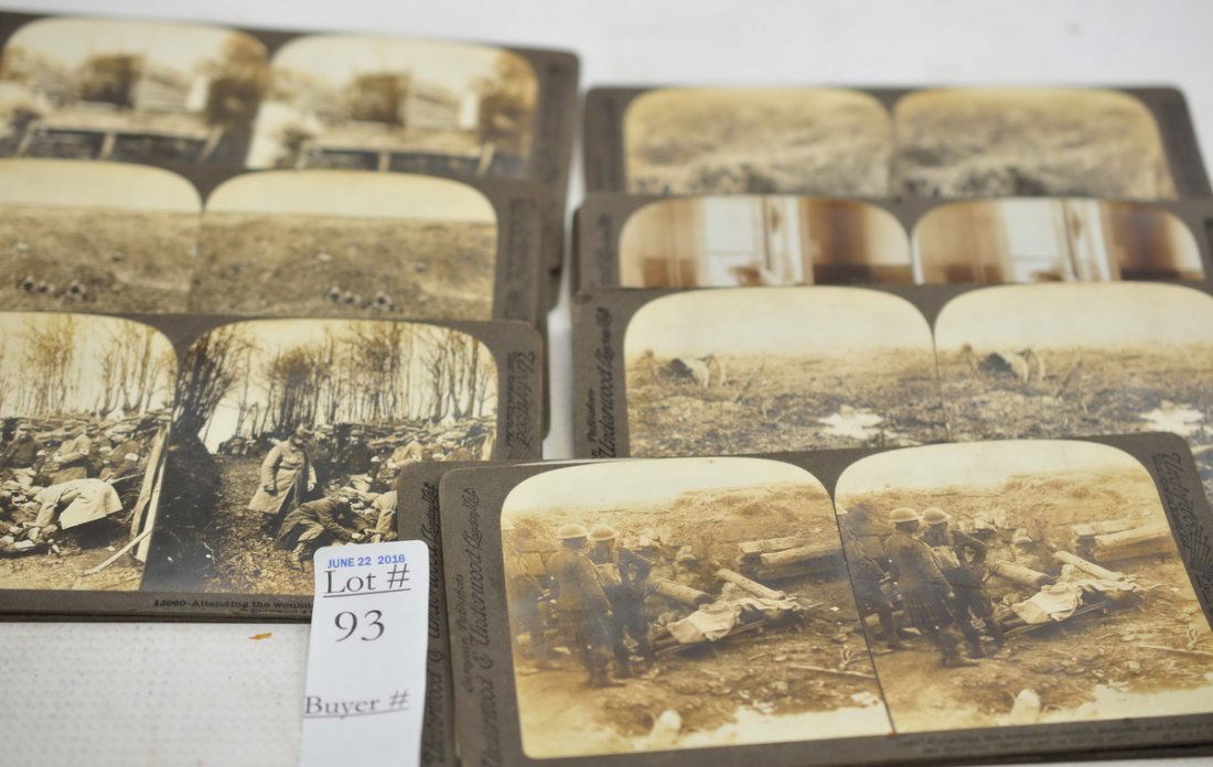 14 Underwood and Underwood WWI Stereo Cards (1 of 1)