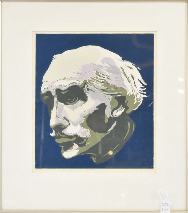 Serigraph By Elinor Marvin "Toscanini" (1 of 1)