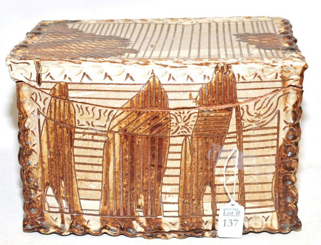 Ceramic Art Piece/Candle box by Elinor Marvin (1 of 4)