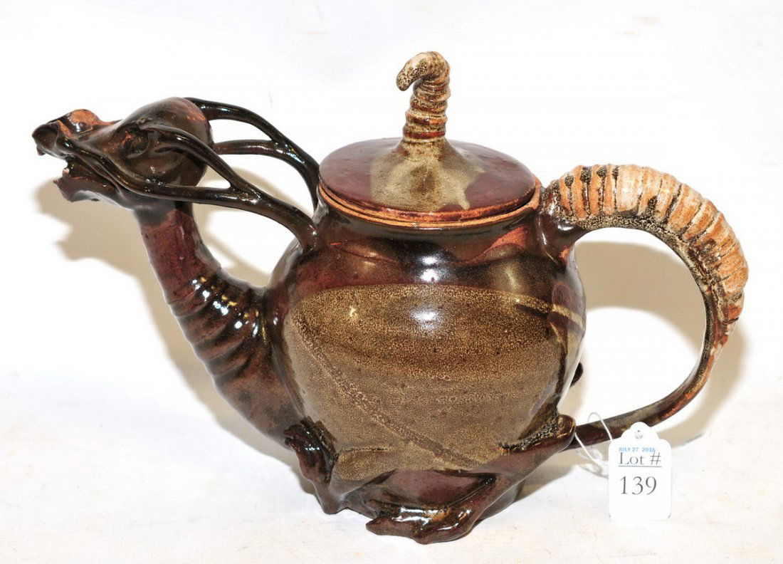 Ceramic Dragon Tea Pot By Elinor Marvin (1 of 3)