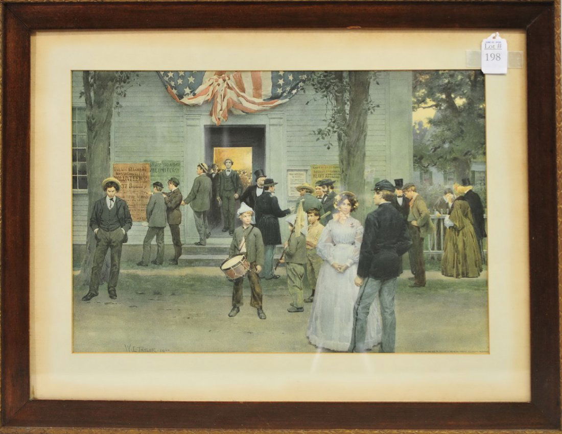 Curtis Publishing Civil War Print Recruitment (1 of 1)