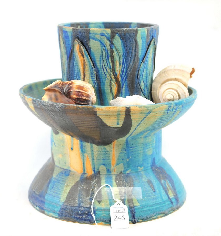 Art Pottery Sea Shell Display by Elinor Marvin (1 of 4)