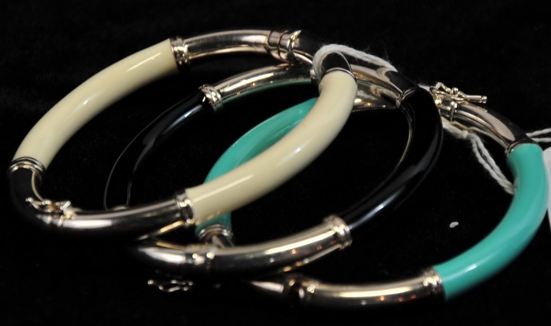 Three Piece Milan Italy Sterling Bracelet Set (1 of 1)