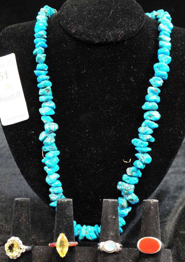 14.2 Troy Ounces Assorted Sterling Jewelry Lot (1 of 3)