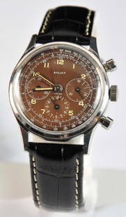 Men's Gallet Chronograph Wrist Watch: In Original box, model 12, running 17 jewel movement