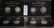 The Danbury Mint Men in Space Series Sterling Medals