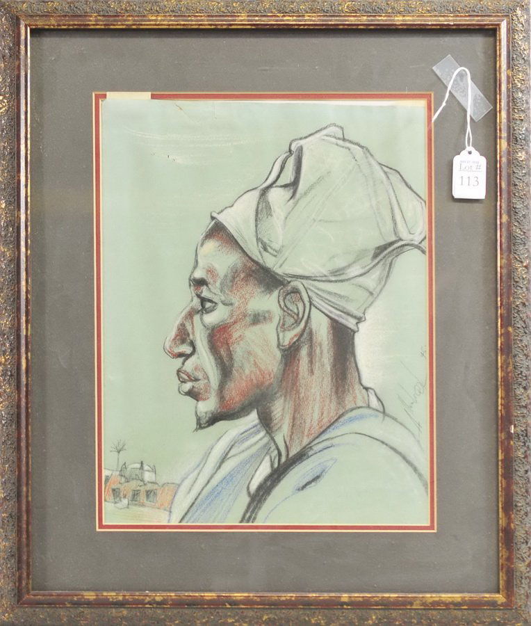 Charles Allenbrook Charcoal Drawing 1945 (1 of 2)