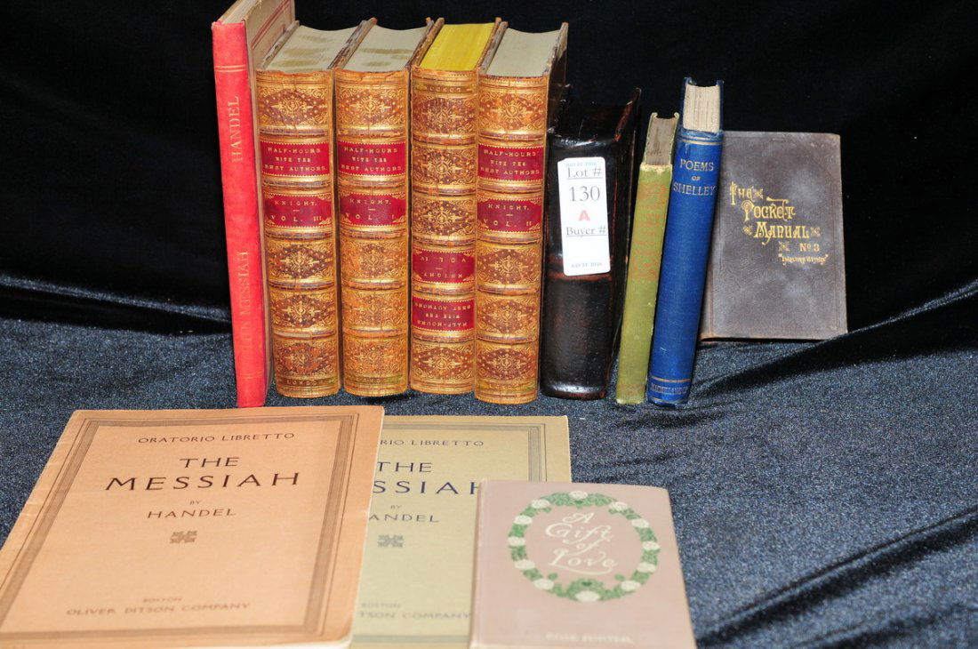 Collection of antique books leather books (1 of 1)