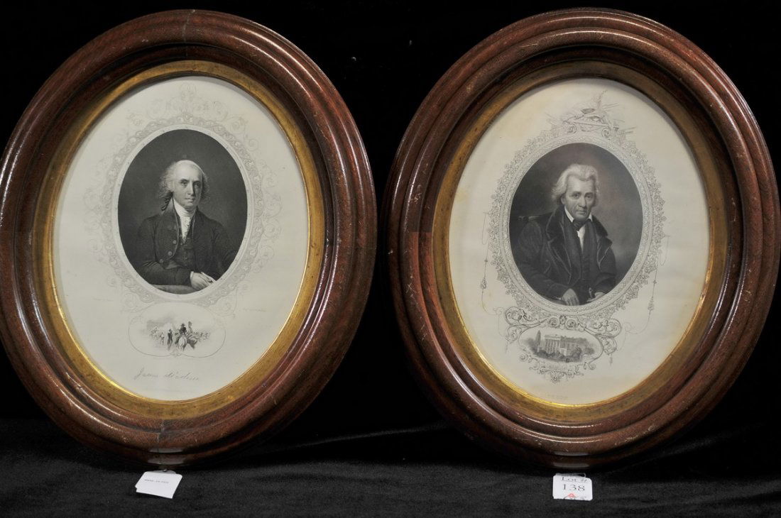 Three Antique Presidential Engravings (1 of 5)