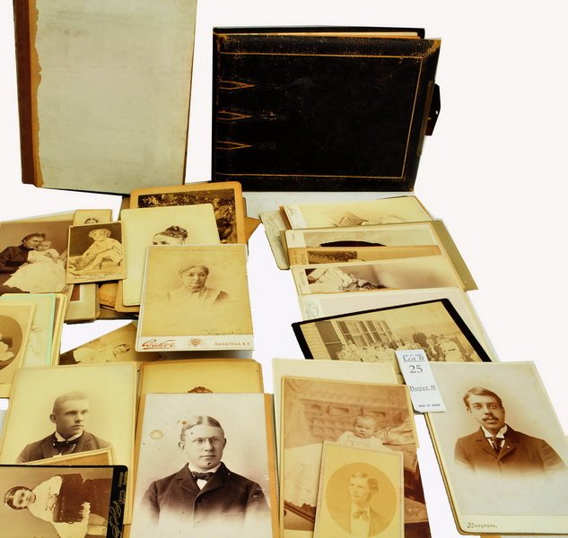 Over 130 Estate Cabinet Cards/CDV's: Clarence B. Kilmer Estate Saratoga Springs NY, mostly family members