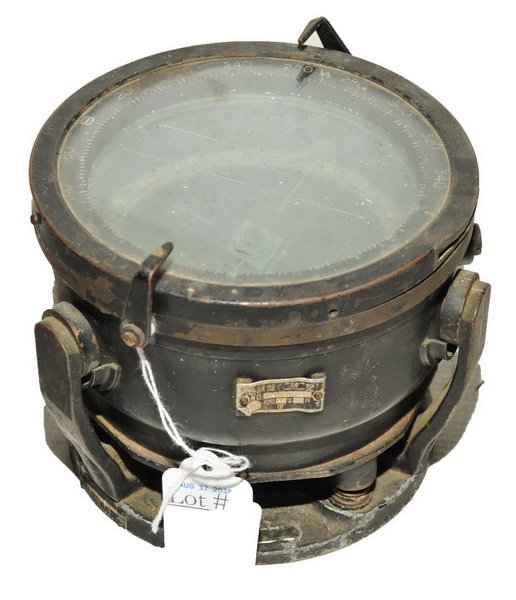 Japanese Compass WWII Era: Made for use in a ship 5"
