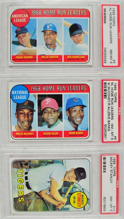 20 1969 Topps Baseball Cards PSA Graded 8 (1 of 10)