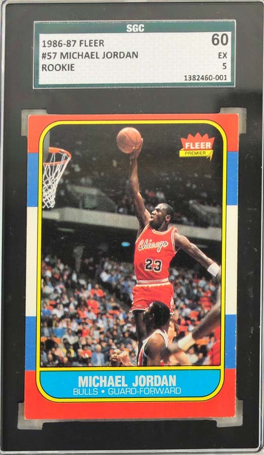 1986 Fleer Complete Set Jordan Graded 5 (1 of 9)
