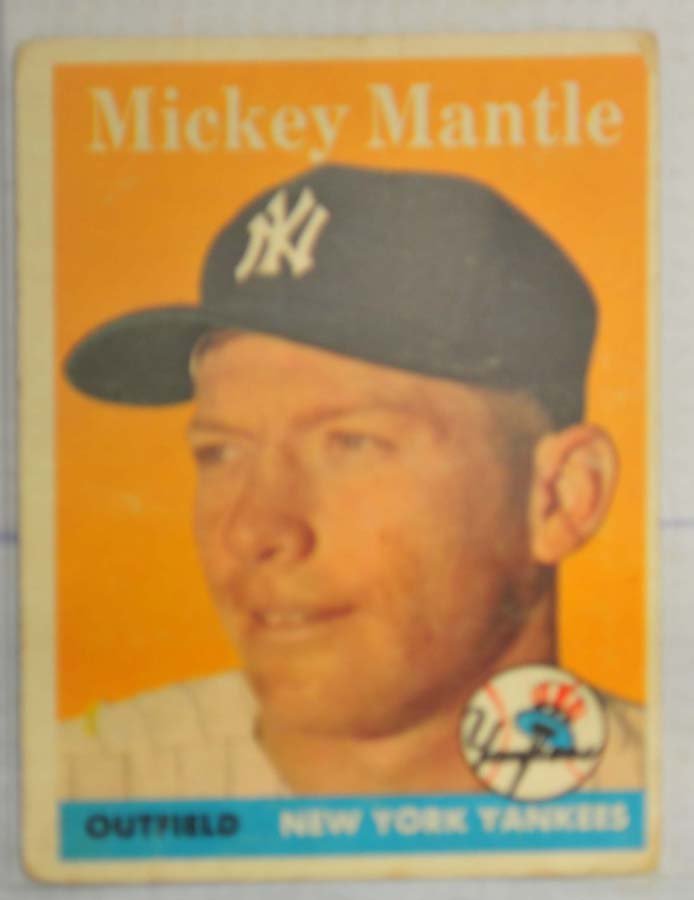 1958 Topps Mickey Mantle: Card # 150 Ungraded