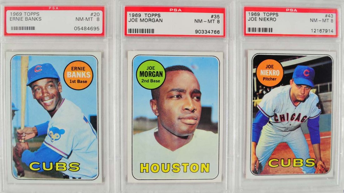 11 1969 Topps Baseball Cards PSA Graded 8 (1 of 7)