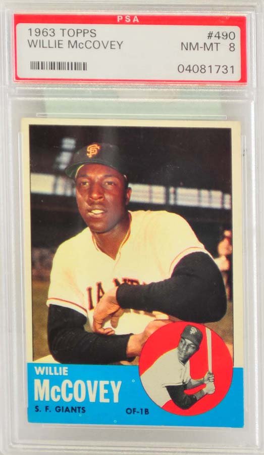 1963 Topps Willie McCovey PSA 8 (1 of 2)