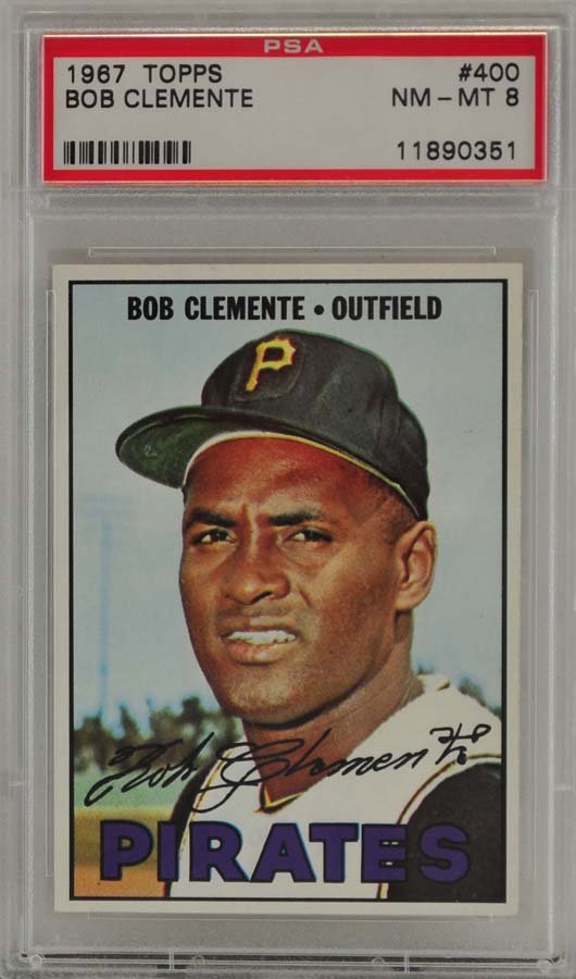 1967 Topps Roberto Clemente PSA 8 (1 of 2)