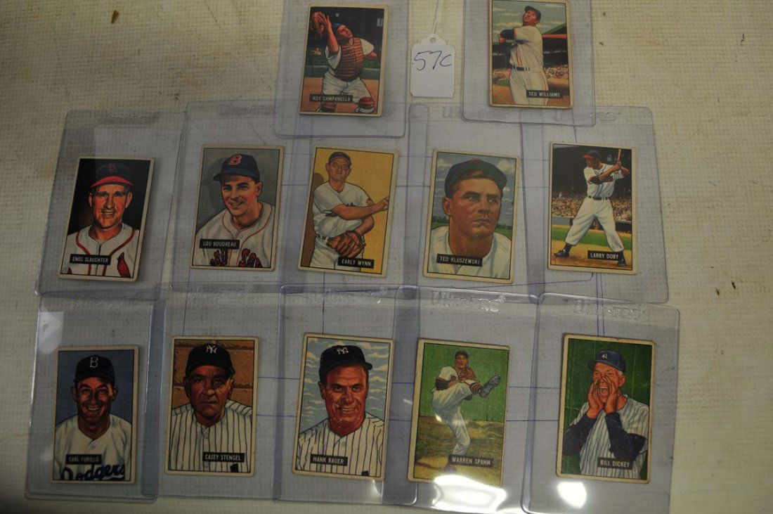 12 1951 Bowman Stars and Hall of Famers (1 of 1)
