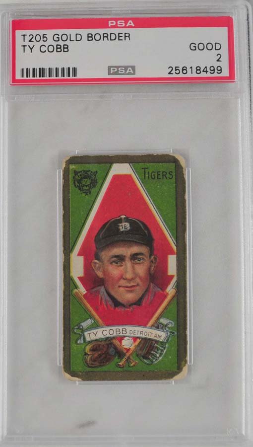 1911 T205 Ty Cobb PSA Graded Good 2 (1 of 2)