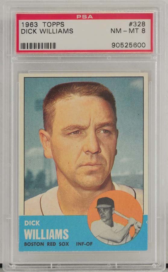 1963 Topps Dick Williams PSA Graded 8 (1 of 2)