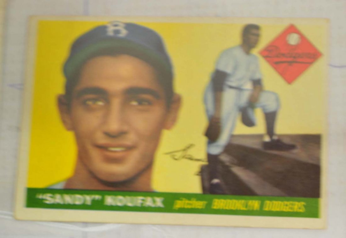 1955 Topps Sandy Koufax Rookie Card (1 of 2)