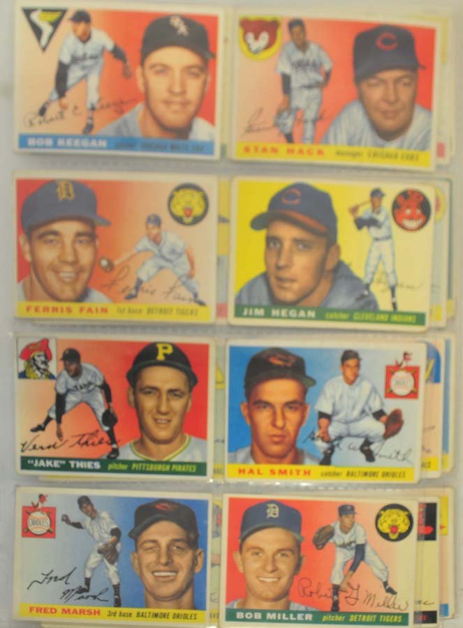 128 1955 Topps Baseball Cards (1 of 3)