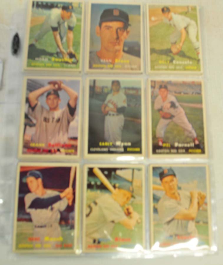 26 1957 Topps Baseball Cards (1 of 3)