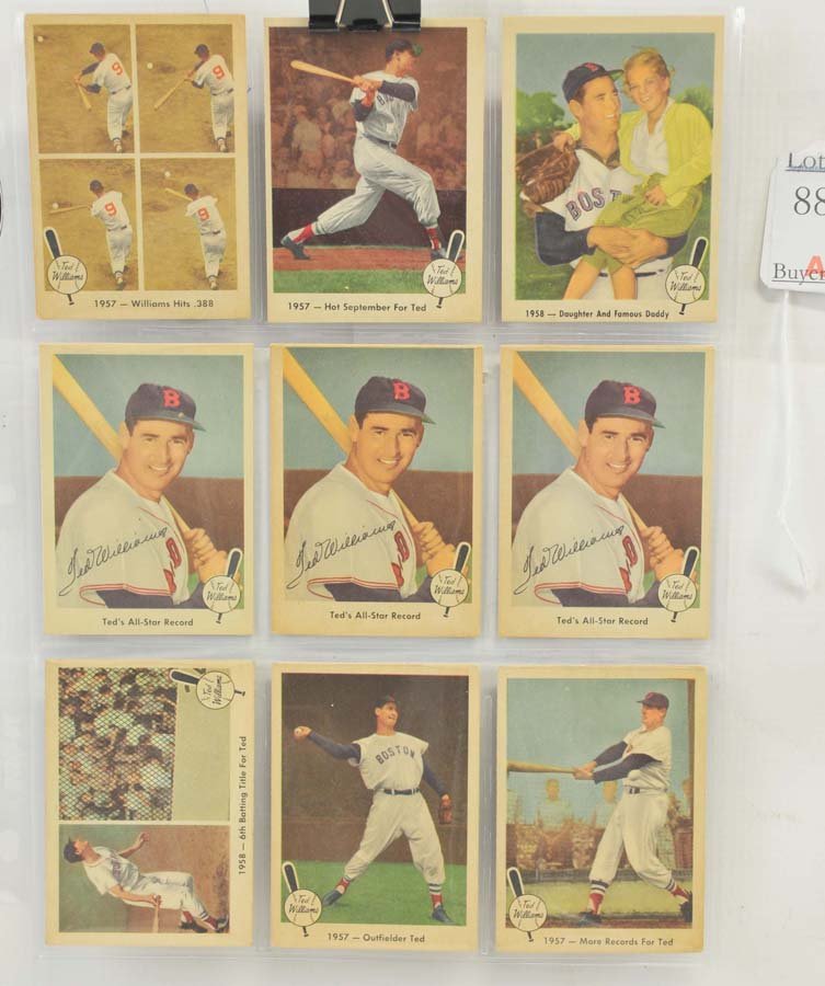 73 1959 Fleer Ted Williams Cards (1 of 10)