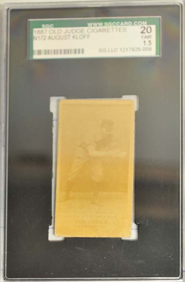 1887 N172 Old Judge August Kloff (1 of 3)