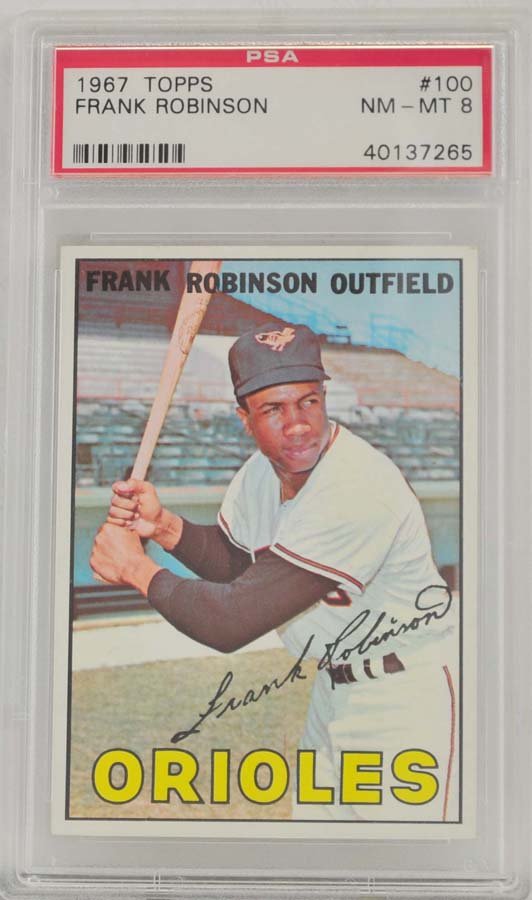 1967 Topps Frank Robinson PSA Graded 8 (1 of 2)