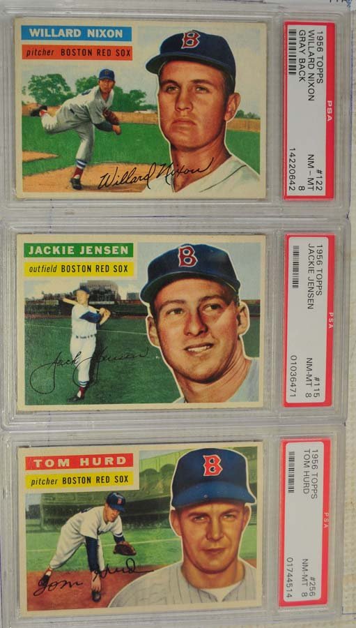 8 1956 Topps Baseball Cards PSA Graded 8 (1 of 6)