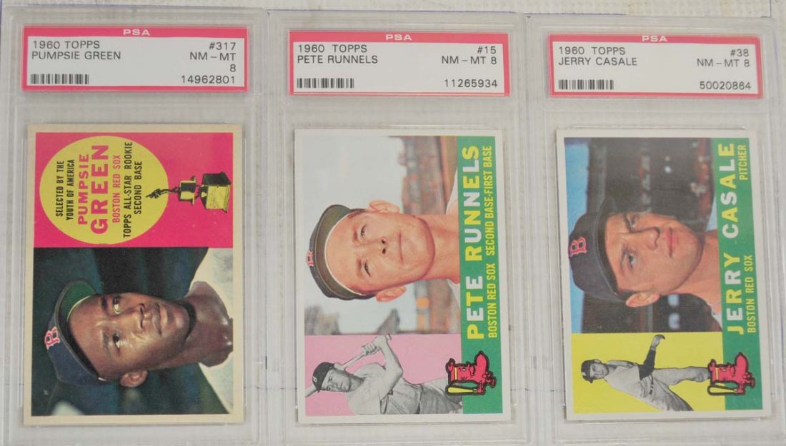 14 1960 Topps PSA 8 Baseball Cards (1 of 9)