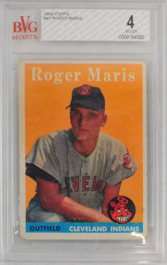 1958 Topps Roger Maris Rookie Card (1 of 2)