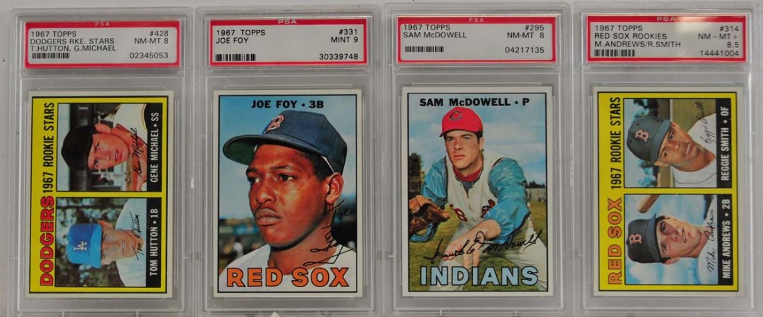 7 1967 Topps Graded Cards PSA 8 (1 of 4)