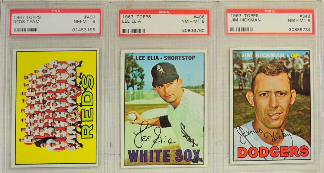 13 1967 Topps PSA Graded 8 Cards (1 of 10)