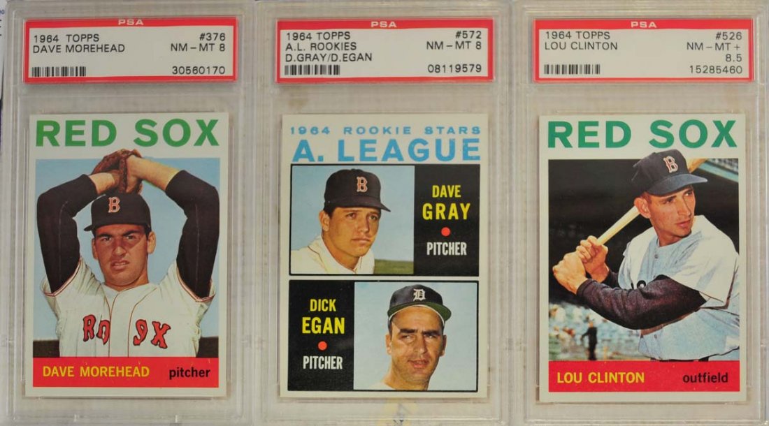 10  1964 Topps Baseball Cards PSA Graded 8 and 8.5 (1 of 7)