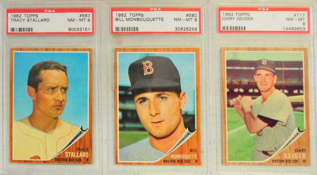 13 1962 Topps Baseball Cards PSA Graded 8/8.5 (1 of 10)