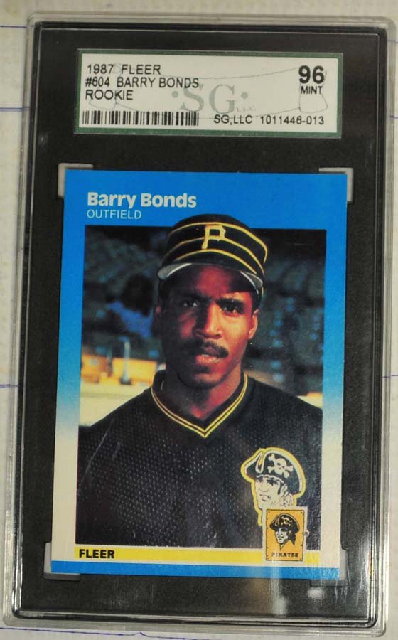 1987 Fleer Barry Bonds Rookie Card (1 of 2)