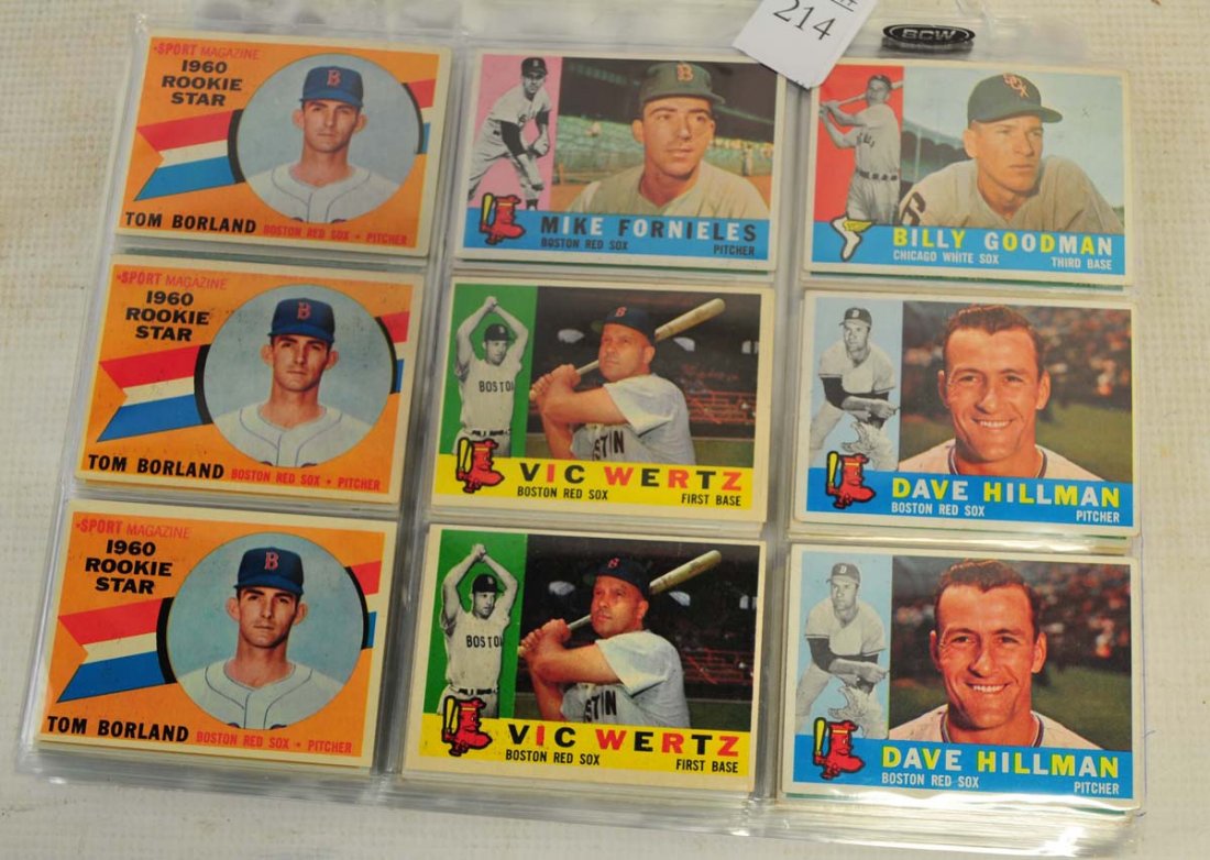 97 1960 Topps Baseball cards: All cards are ungraded and in great shape