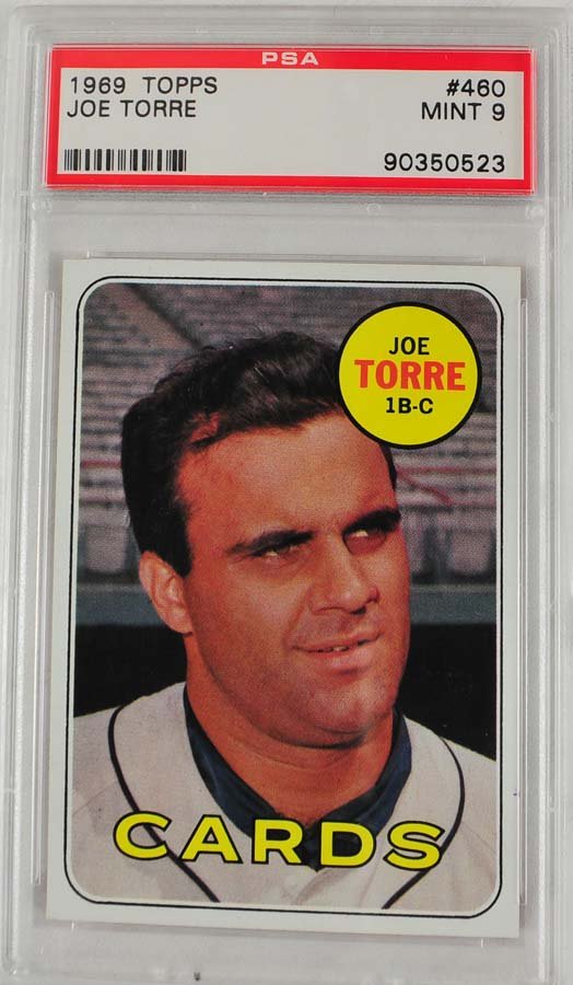 1969 Topps Joe Torre PSA Graded Mint 9 (1 of 2)